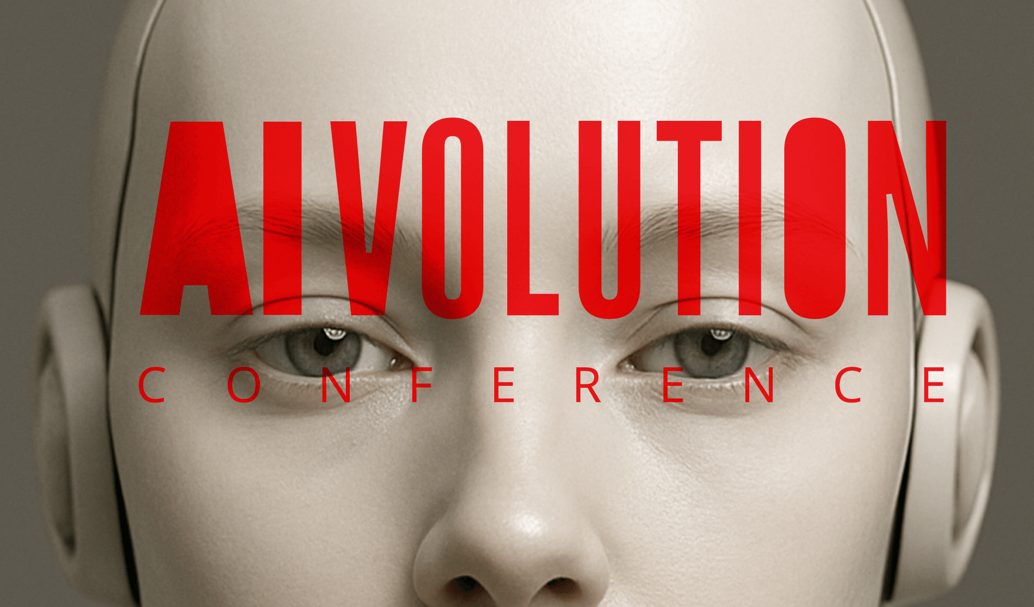 AIVOLUTION Conference πρόσωπο AI ROBOT AIVOLUTION Conference πρόσωπο AI ROBOT